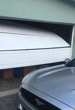 Garage Door Off-Track and Dented Track Repair – Coral Springs, FL